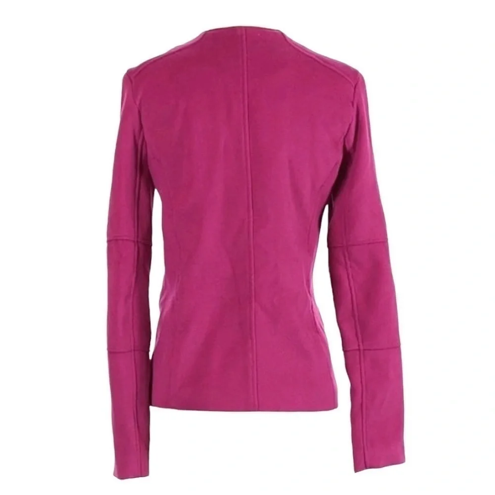 Tinley Road Pink Moto Blazer Warm Barbiecore Jacket Size S
